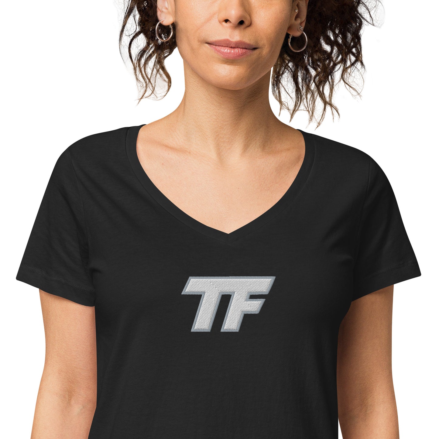 Women’s fitted v-neck t-shirt